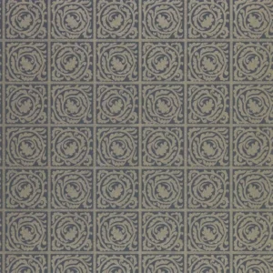 black-grey botanical wallpaper from william morris & co