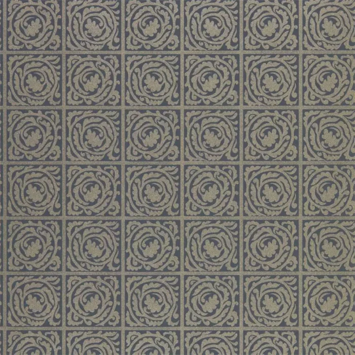 Pure Scroll Wallpaper - Black Ink swatch