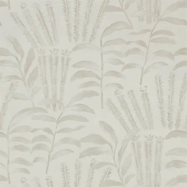black-grey botanical wallpaper from zoffany