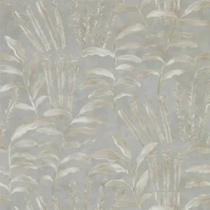 black-grey botanical wallpaper from zoffany