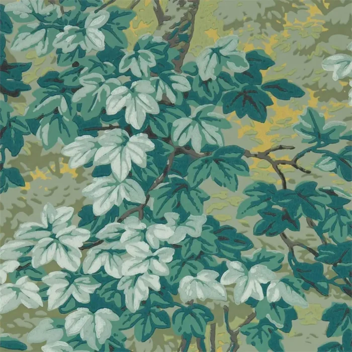 Richmond Park Wallpaper - Evergreen swatch