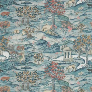 blue animal wallpaper from zoffany