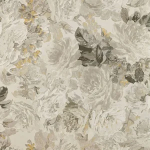 black-grey botanical wallpaper from zoffany