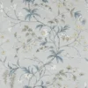 black-grey botanical wallpaper from zoffany