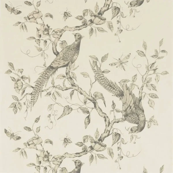 Darnley Wallpaper - Snow by brown animal wallpaper from zoffany