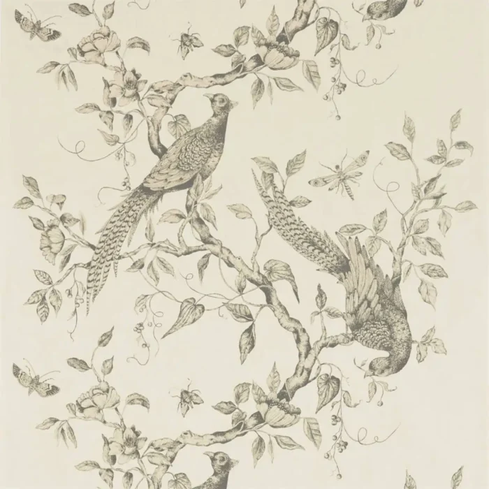 Darnley Wallpaper - Snow swatch