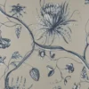 black-grey botanical wallpaper from zoffany