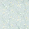 blue botanical wallpaper from zoffany