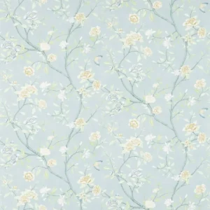 blue botanical wallpaper from zoffany