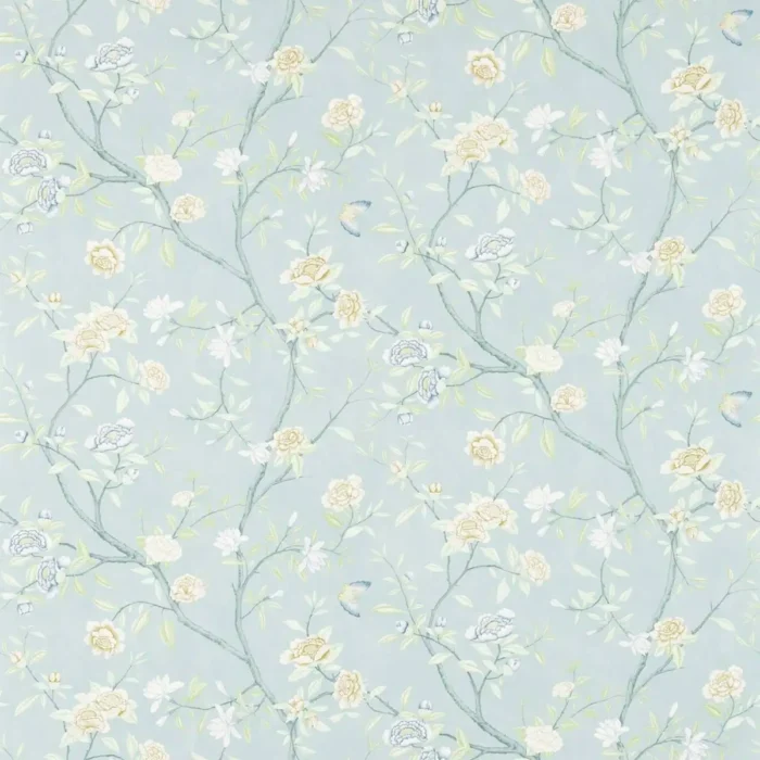 Nostell Priory Wallpaper - Blue / Ivory swatch