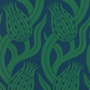 green botanical wallpaper from zoffany