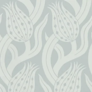 white botanical wallpaper from zoffany