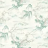 green botanical wallpaper from zoffany