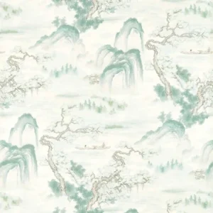 green botanical wallpaper from zoffany