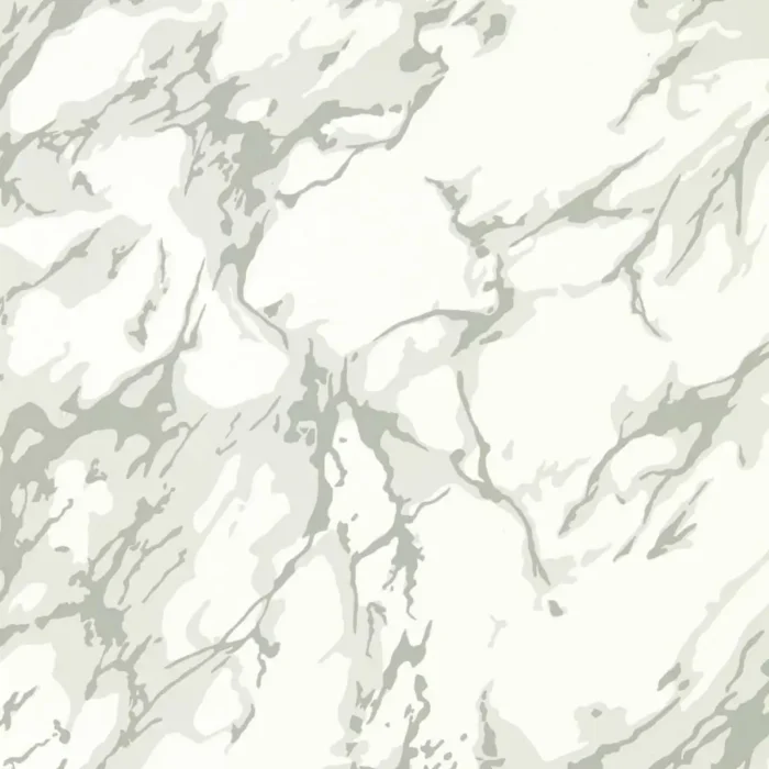 French Marble Wallpaper - Empire Grey / Perfect White swatch