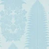 blue botanical wallpaper from zoffany