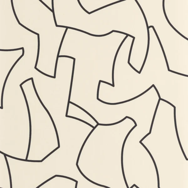 Maze Game Wallpaper - Noir by black-grey misc wallpaper from casadeco