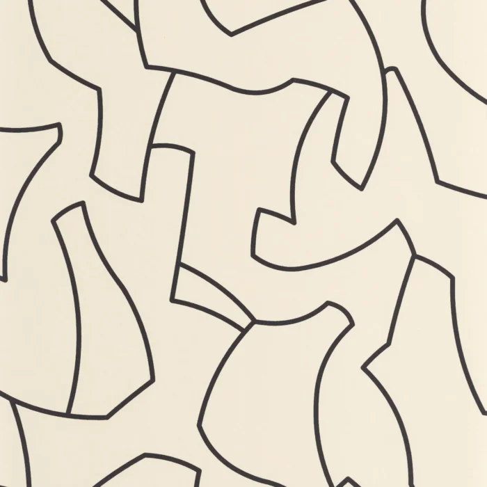 Maze Game Wallpaper - Noir swatch