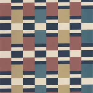 multicolour geometric wallpaper from casadeco