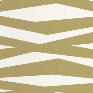 green geometric wallpaper from casadeco