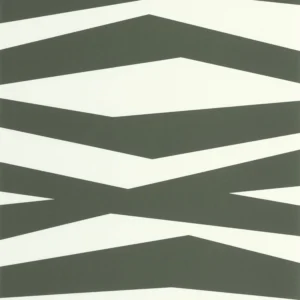 green geometric wallpaper from casadeco