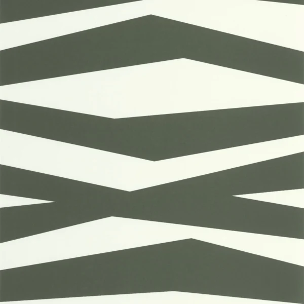 Zebra Game Wallpaper - Sapin by green geometric wallpaper from casadeco