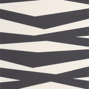 black-grey geometric wallpaper from casadeco