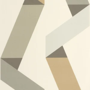 green geometric wallpaper from casadeco