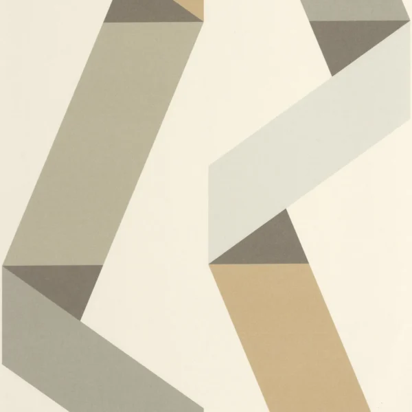 green geometric wallpaper from casadeco