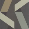 black-grey geometric wallpaper from casadeco