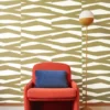 green geometric wallpaper