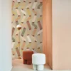 black-grey geometric wallpaper