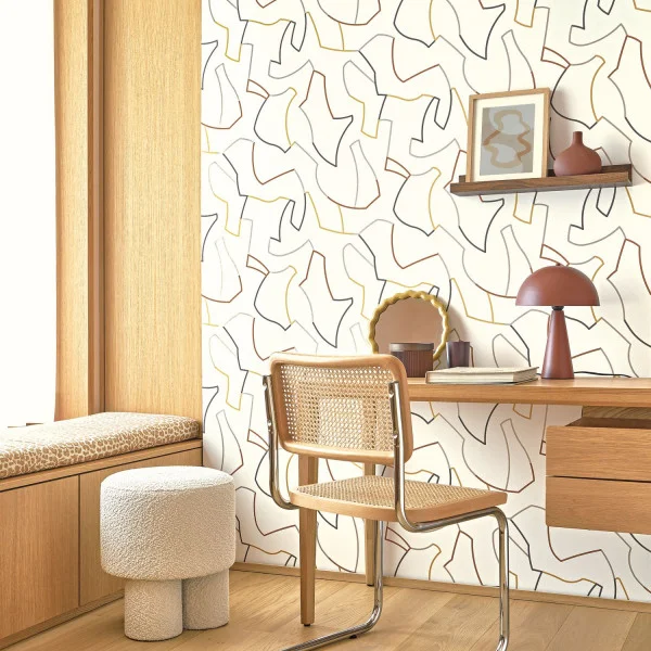 Maze Game Wallpaper - Ocre by multicolour misc wallpaper