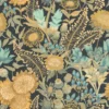 yellow botanical wallpaper from casadeco