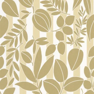 green botanical wallpaper from casadeco