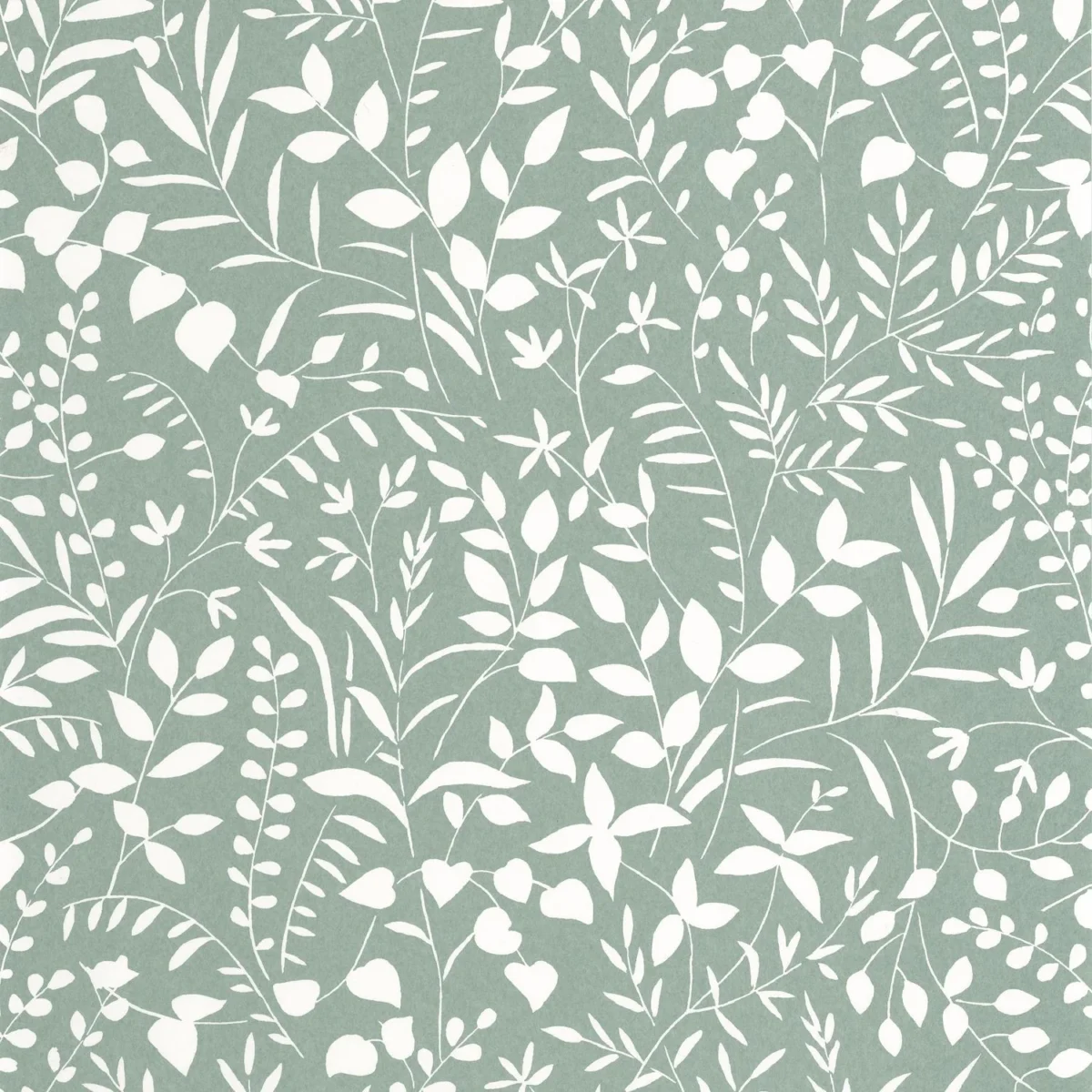 La Bastide Wallpaper - Bleu by blue botanical wallpaper from casadeco