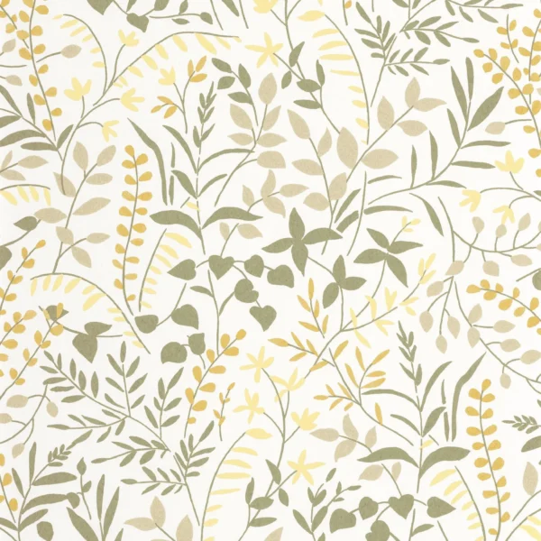 La Bastide Wallpaper - Argile by green botanical wallpaper from casadeco