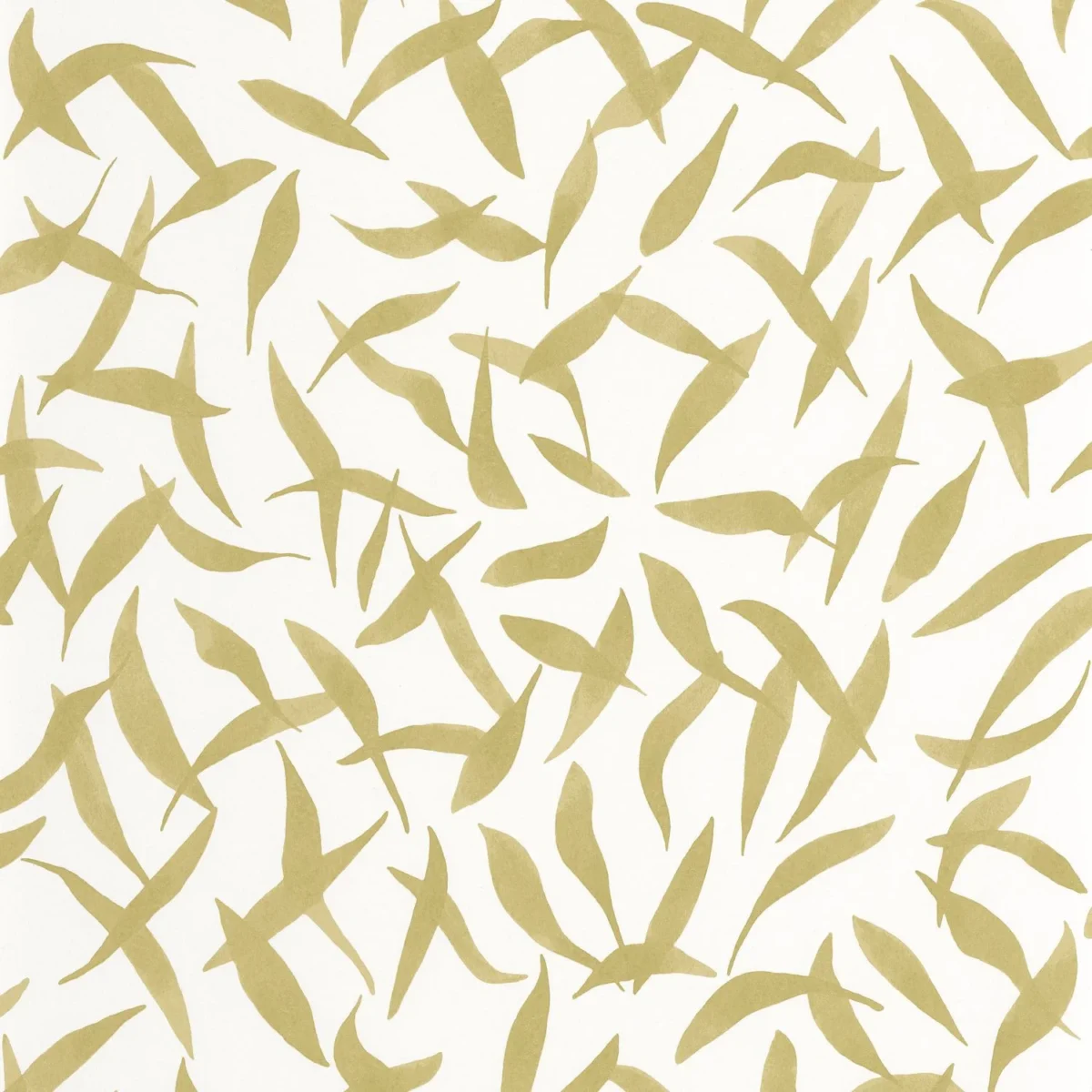 Clos Des Oliviers Wallpaper - Vert Olive by yellow misc wallpaper from casadeco