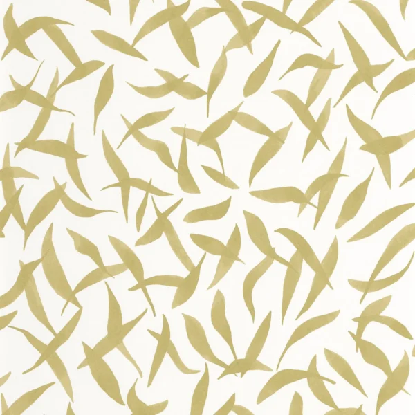 Clos Des Oliviers Wallpaper - Vert Olive by yellow misc wallpaper from casadeco