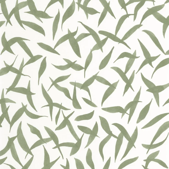 Clos Des Oliviers Wallpaper - Vert Pin swatch