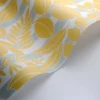 yellow botanical wallpaper