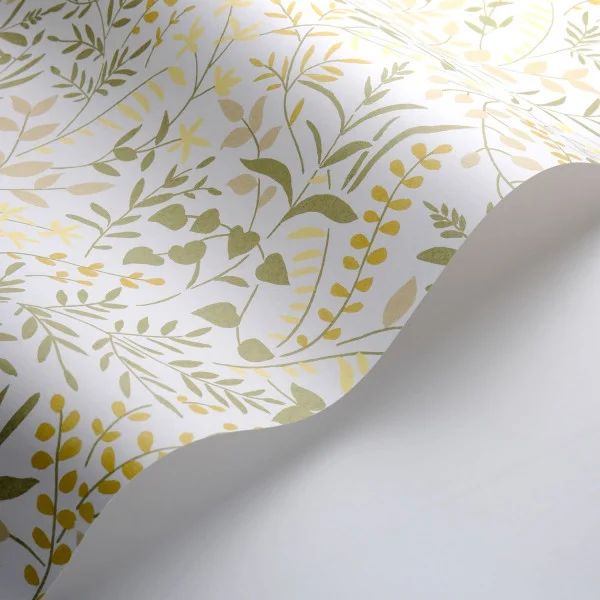 La Bastide Wallpaper - Argile by green botanical wallpaper