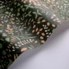 green botanical wallpaper