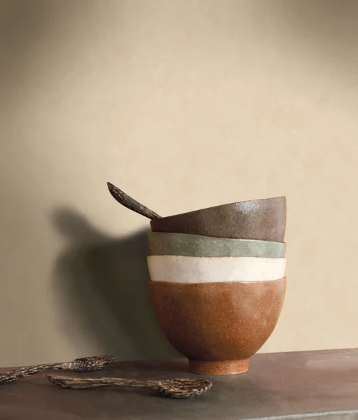 Vallauris Wallpaper - Sable by neutral plain wallpaper