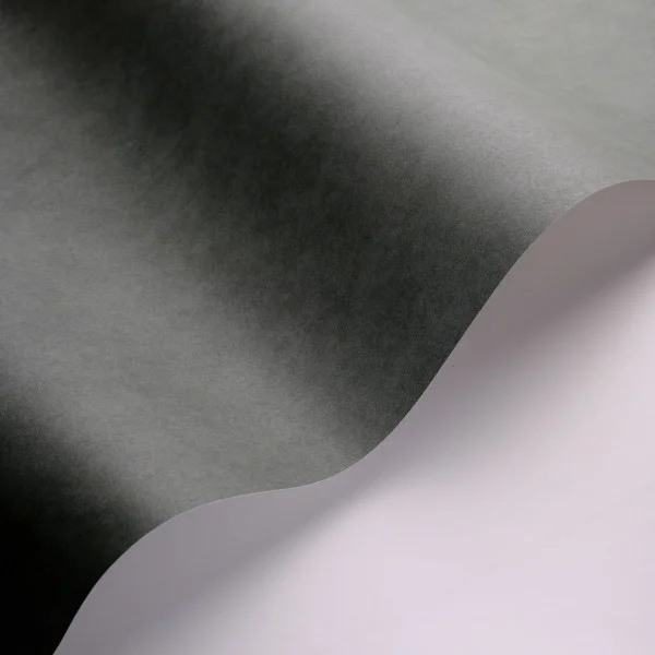 Vallauris Wallpaper - Vert Cypres by black-grey plain wallpaper