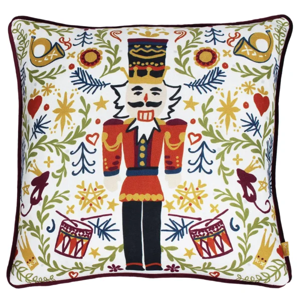 Christmas Nutcracker 43cm Cushion - Multi from