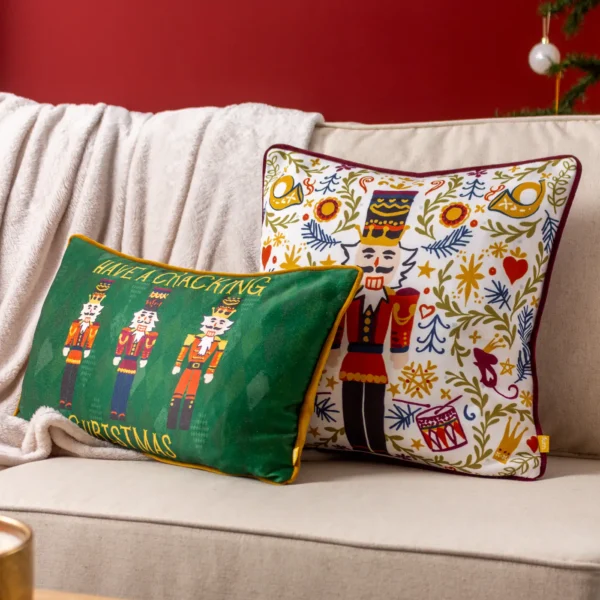Christmas Nutcracker 43cm Cushion - Multi from