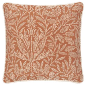 Acorn Tonal Jacquard 50cm Cushion - Brick