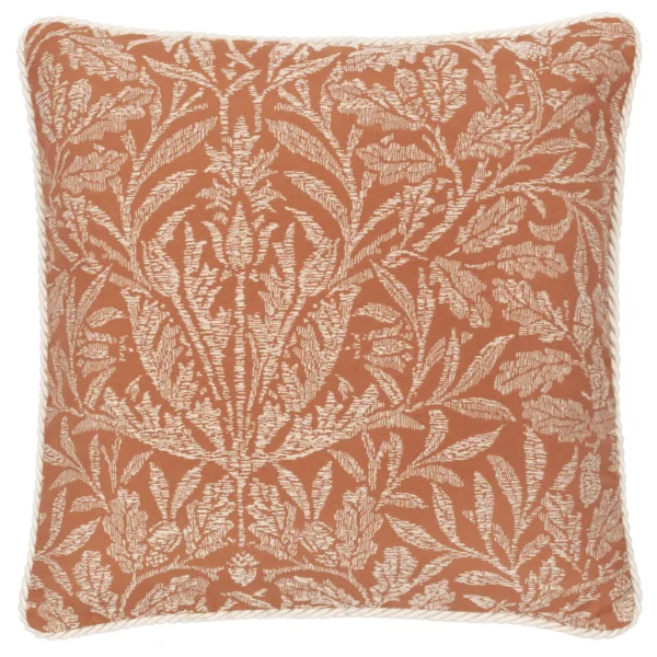 Acorn Tonal Jacquard 50cm Cushion - Brick from