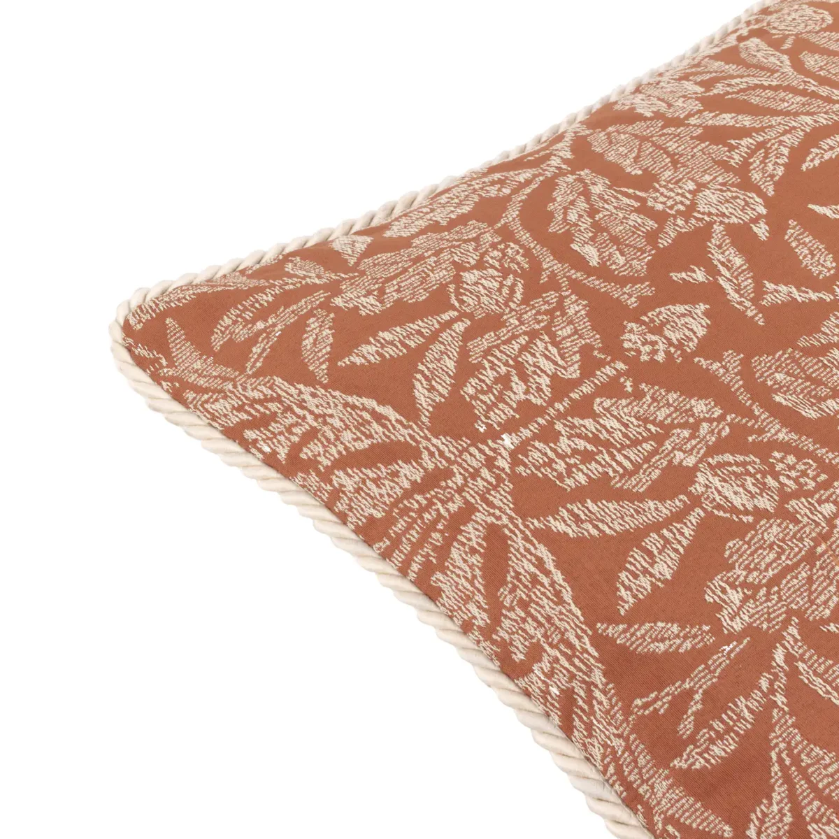 Acorn Tonal Jacquard 50cm Cushion - Brick by Acorn Tonal Jacquard 50cm Cushion - Brick from